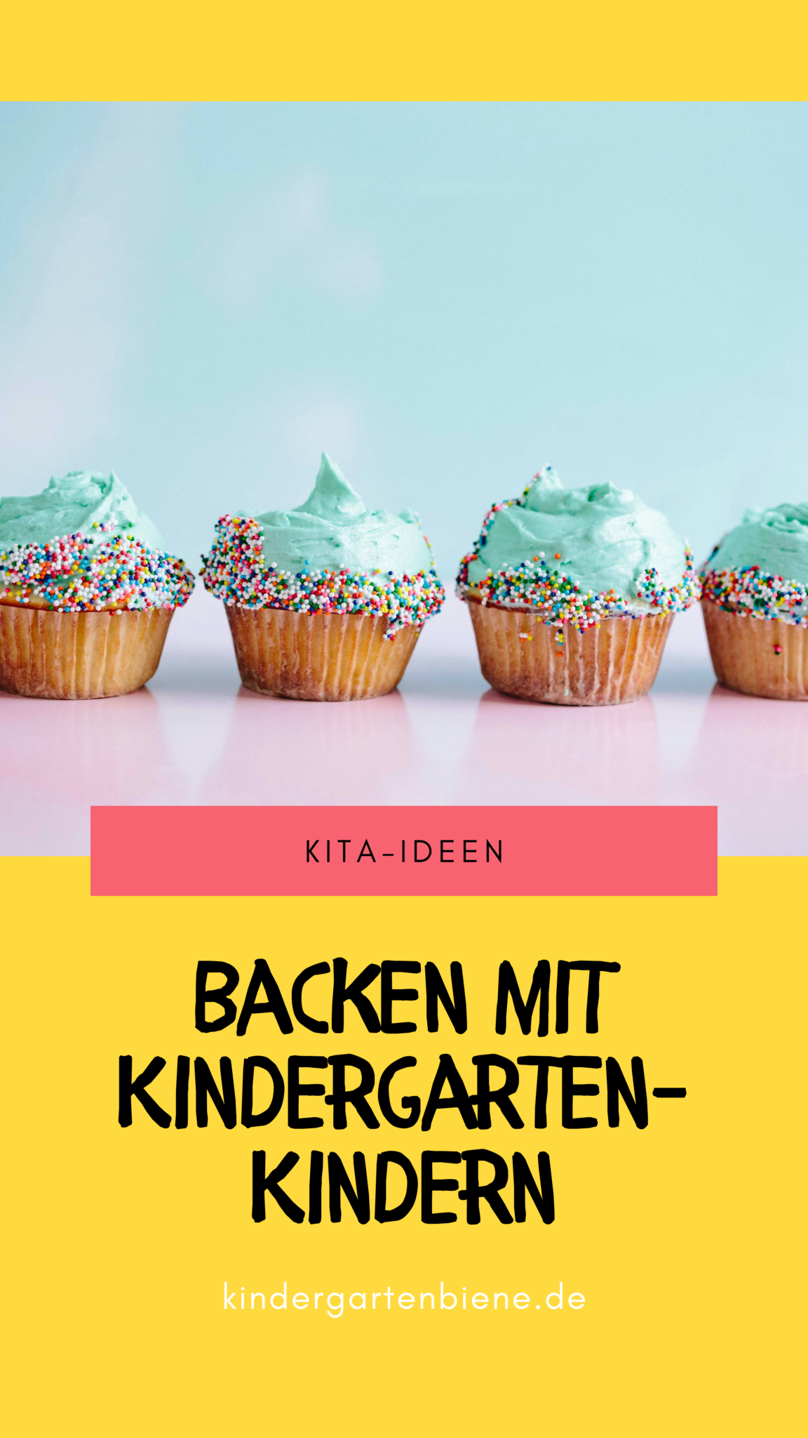 Backen mit Kindergartenkindern (+ Freebie) - kindergartenbiene